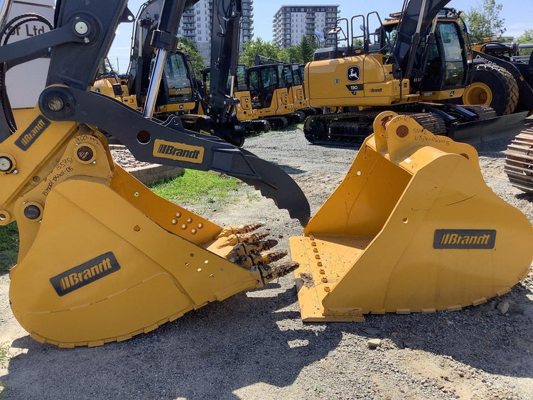 Heavy-duty and severe-duty excavator buckets compared for rock excavation, demolition, and abrasive material handling.
